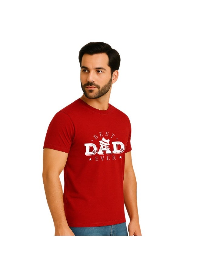 PRINTSHOP4ME Father’s Day Special Men’s T-Shirt–Cotton,Breathable, Round Neck,Short Sleeve  - Image 2