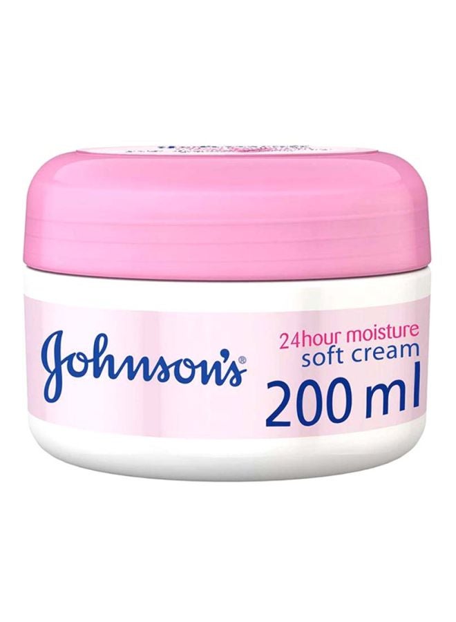 Johnson's 24 Hour Moisture Soft Cream 200ml - Image 1