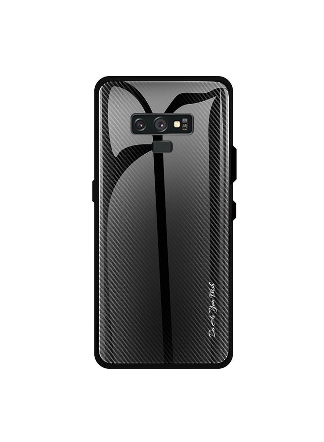 اس-توب جراب لهاتف Galaxy Note 9، جراب واقٍ من الزجاج المتدرج الملمس - Image 1