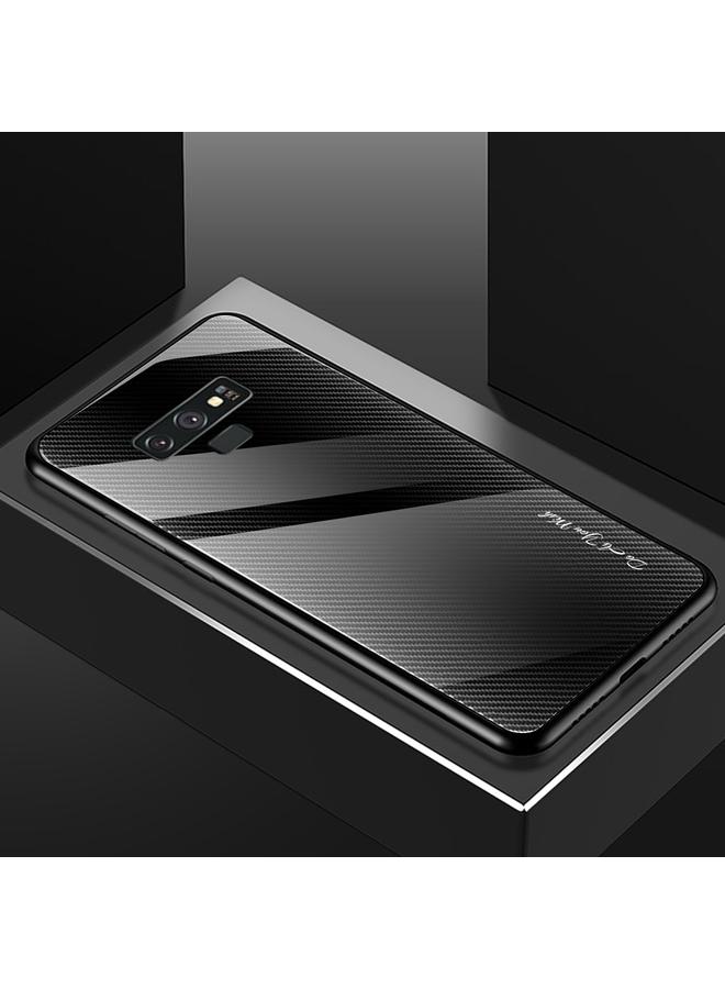 اس-توب جراب لهاتف Galaxy Note 9، جراب واقٍ من الزجاج المتدرج الملمس - Image 2