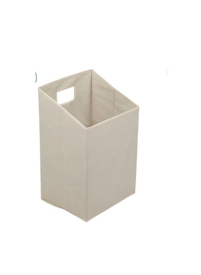 Decorhills - DECORHILLS Bamboo Laundry Hamper with 2-tier Shelves & Tilt-Out Basket, Laundry Baskets Organizer Hampers Bathroom Storage Shelf for Laundry Room, Bathroom, Nursery, Bedroom - Image 1