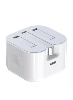جومو ستور شاحن سريع بقوة 20 واط – شاحن حائط USB-C متوافق مع iPhone 16/15/14/13/12/11/SE/XR/XS/X/Pro و Pro Max و iPad – شحن سريع PD لأجهزة أبل  - Image 5