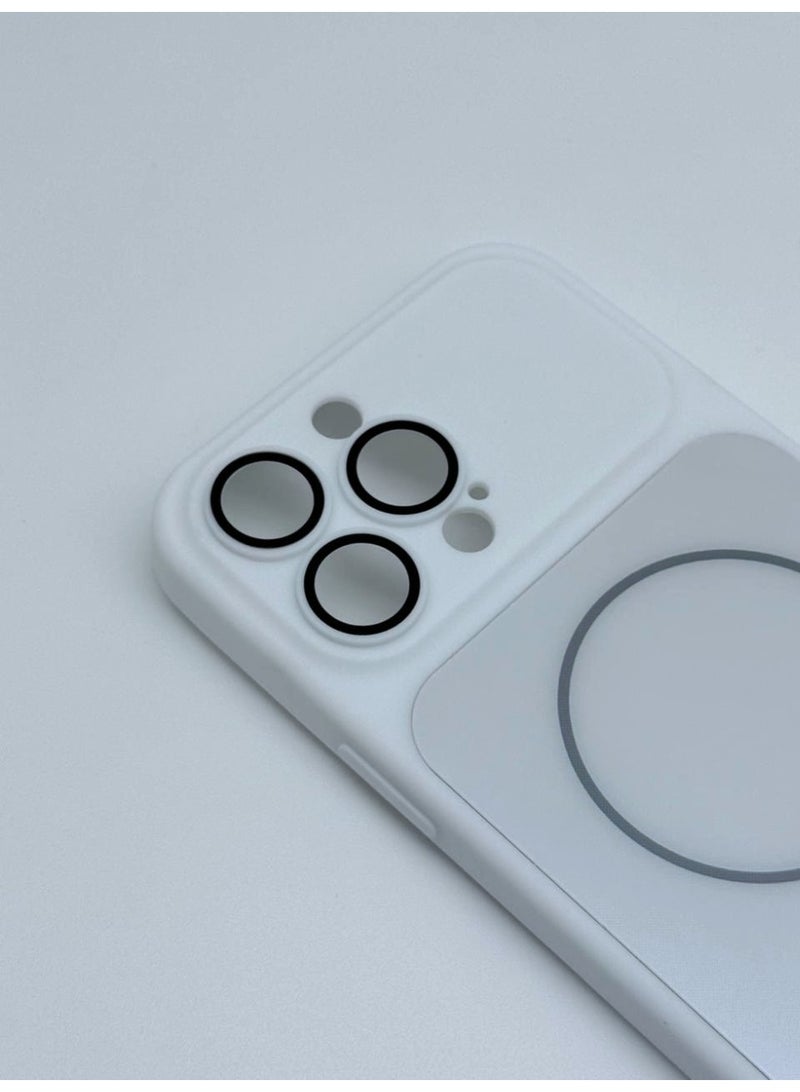 general Premium Skin Feel MagSafe Compatible Case for iPhone 16 Pro Max – Ultra-Slim Shockproof Matte Finish Cover with Built-in Camera Lens Protection (White) - Image 5