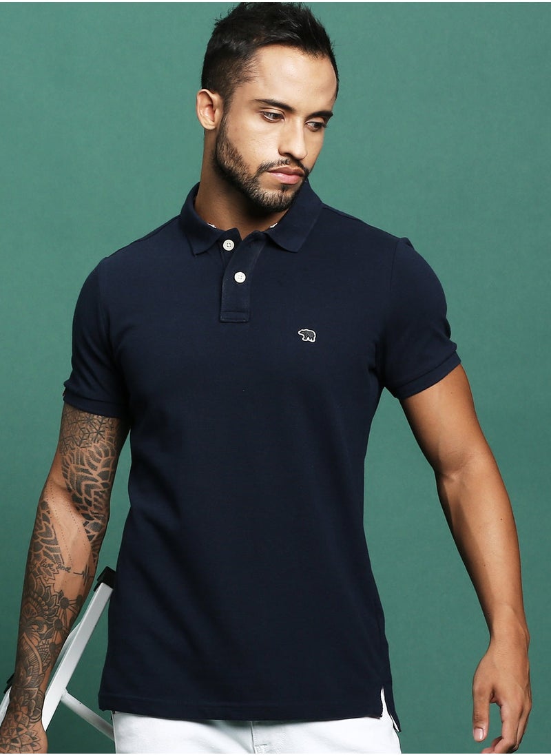 THE BEAR HOUSE Men’s Polo T-Shirt – Soft, Breathable Cotton, Classic Fit for All-Day Comfort, Stylish Casual Shirt for Summer, Everyday Wear & Outdoor Activities  - Image 1