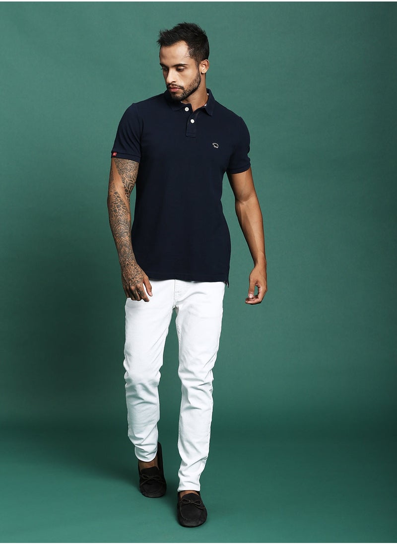 THE BEAR HOUSE Men’s Polo T-Shirt – Soft, Breathable Cotton, Classic Fit for All-Day Comfort, Stylish Casual Shirt for Summer, Everyday Wear & Outdoor Activities  - Image 4
