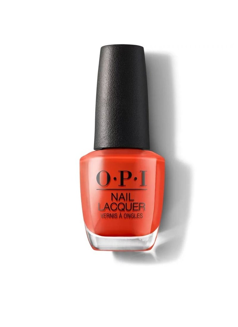 OPI Nail Lacquer A Red Vival City 15ml  - Image 1