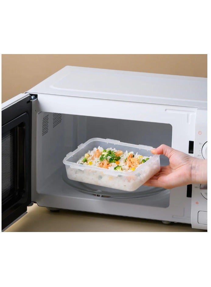 LocknLock 600ml Square  Airtight Food Storage PACK OF 3 - BPA-Free, Microwave, Freezer, and Dishwasher Safe - Image 3