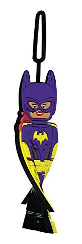 Lego Batman Movie Batgirl Silicone Luggage Bag Tag for Travel, Gym, School, or Backpack - Image 3