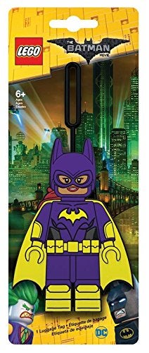 Lego Batman Movie Batgirl Silicone Luggage Bag Tag for Travel, Gym, School, or Backpack - Image 2