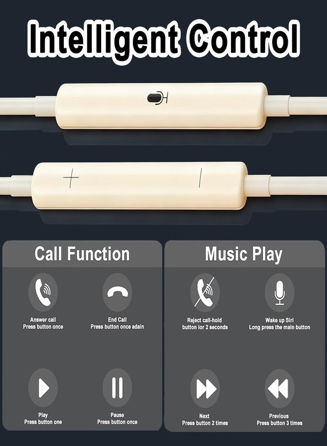 CASE LOGIC 2 Packs USB C Headphones for iPhone 16/15 Phone Earbuds with Microphone & Volume Control HiFi Stereo Type C Earphones for Galaxy S23/S22/S21/S20/Ultra Note 10/20, for Pixel 7/6/6a/5/4,for OnePlus 9 8 - Image 5