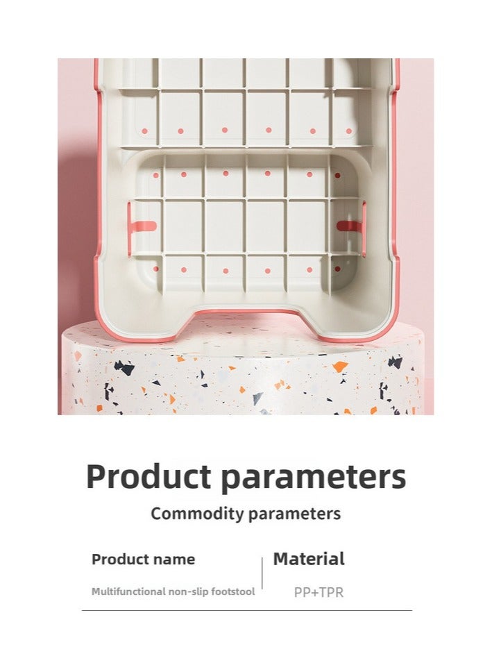 ORiTi مسند قدم للحمام للأطفال، مسند غير قابل للانزلاق لغسل اليدين، مسند قدم بساط بيانو، مسند بلاستيكي سميك للاستخدام المنزلي - أخضر - Image 3