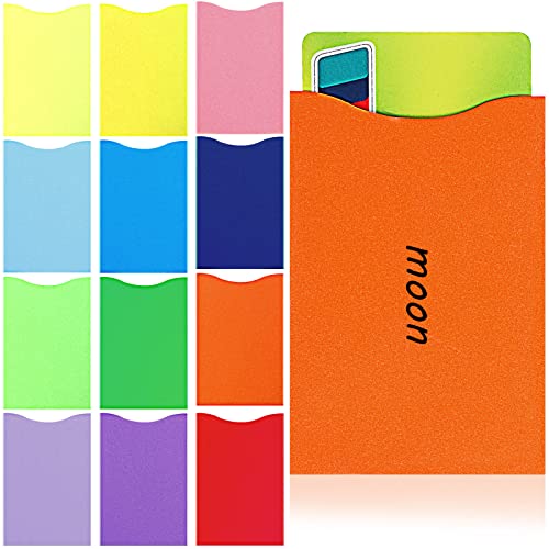 Sinmoe 600 Pcs Gift Card Sleeve Key Card Holder Credit Card Sleeves Blank Envelopes Hotel Credit Card Assorted Colored Protector Sleeves Paper Gift Card Holders for Credit Card Business 236 x 354 Inch - Image 1