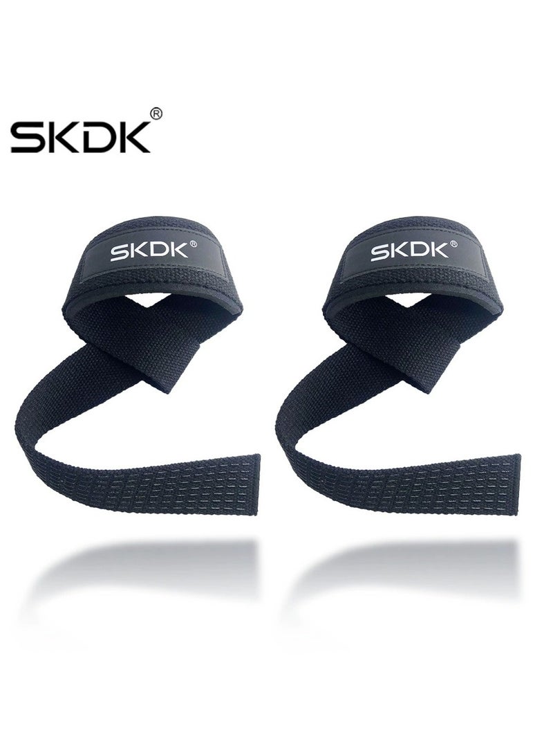 SKDK Non-Slip Silicone Lifting Straps, Straps for Gym, Weightlifting, Wristbands Gym Straps for Gym Women, Men, Weightlifting, Bodybuilding, Strength Training - Image 3
