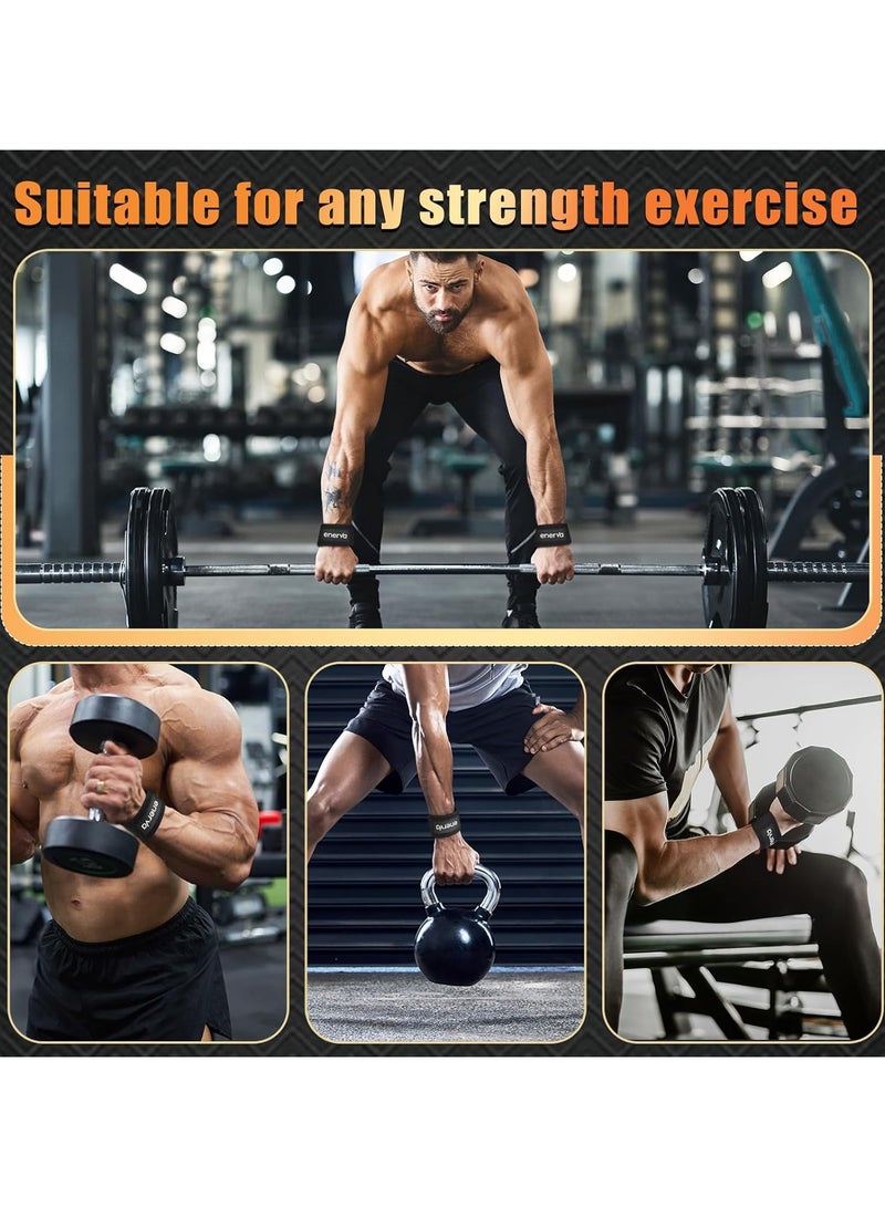SKDK Non-Slip Silicone Lifting Straps, Straps for Gym, Weightlifting, Wristbands Gym Straps for Gym Women, Men, Weightlifting, Bodybuilding, Strength Training - Image 5