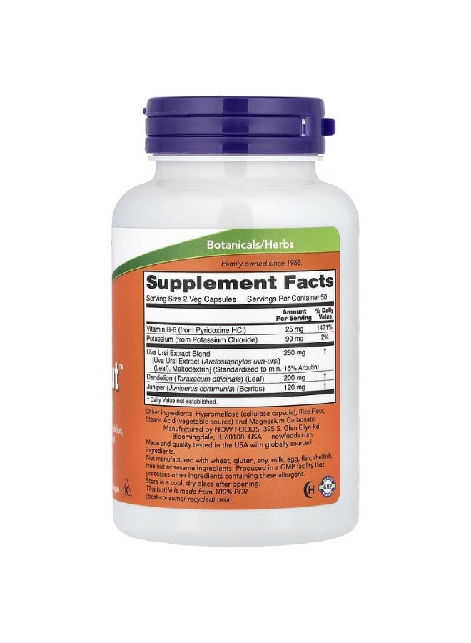 Now Foods Water Out Dietary Supplement - 100 Veg Capsules - Image 2