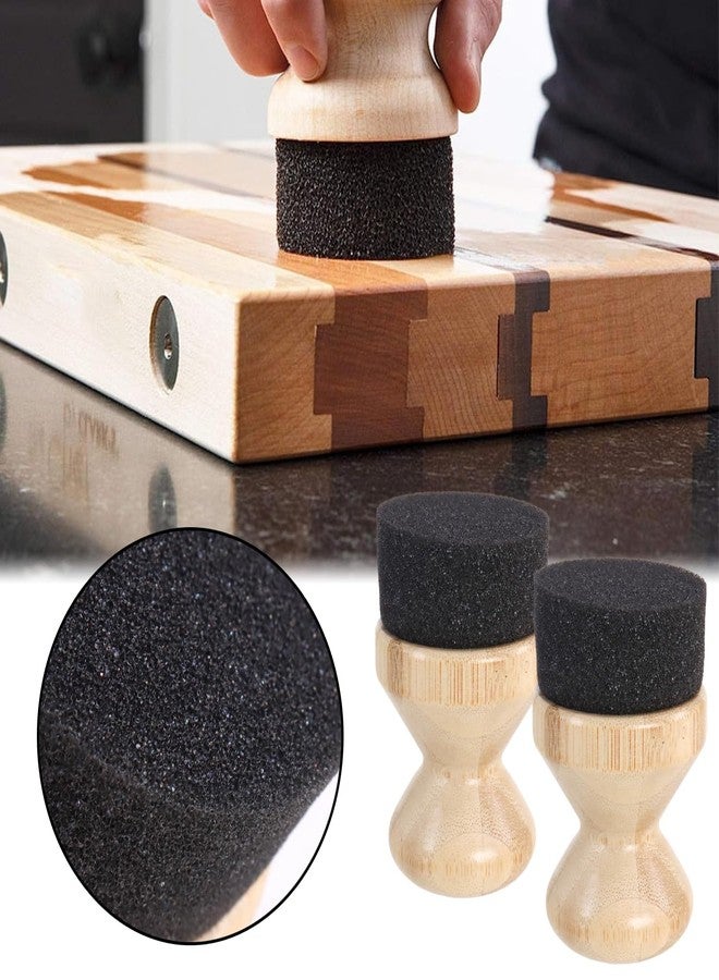 EDOBLUE 2 PCS Cutting Board Oil and Wax Applicator, Cutting Oil and Wax Coater for Wood Spatula, Spoon, Countertop and Bamboo Cutting Board, Wooden Utensils, Etc - Image 3