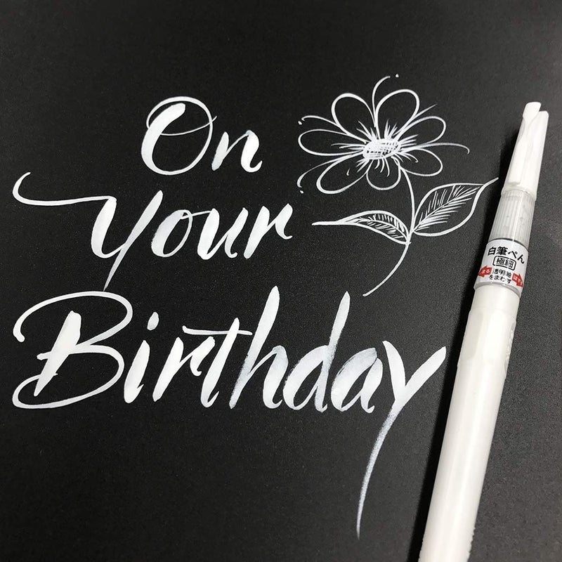 Zig CARTOONIST BRUSH PEN WHITE - Image 5