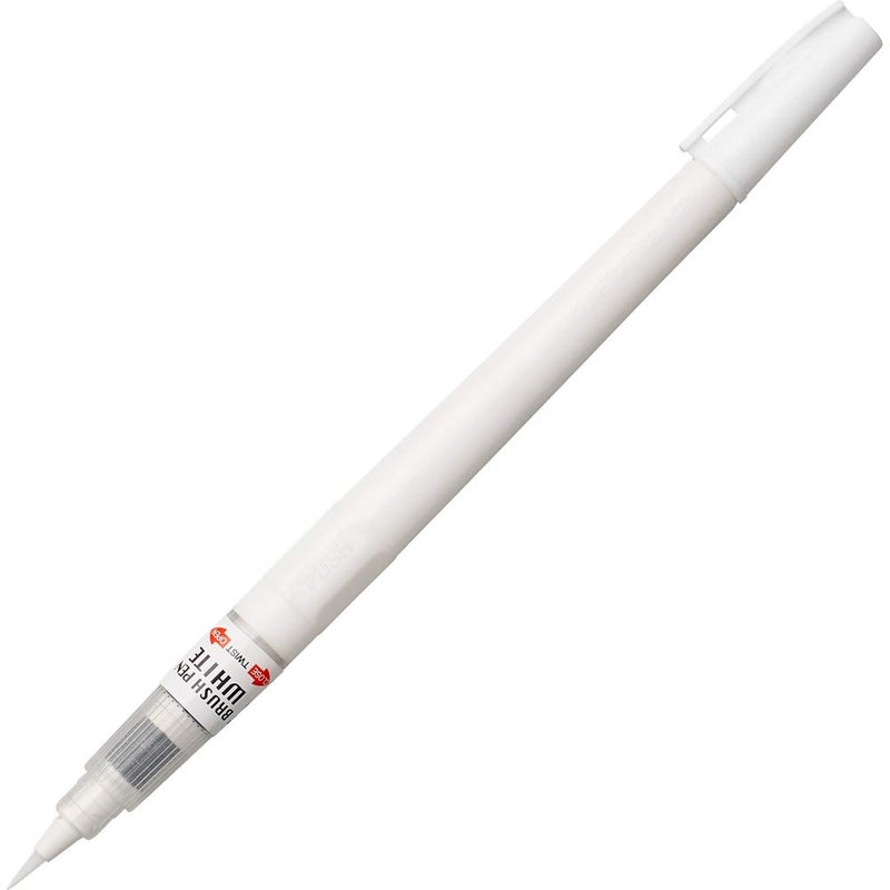 Zig CARTOONIST BRUSH PEN WHITE - Image 1