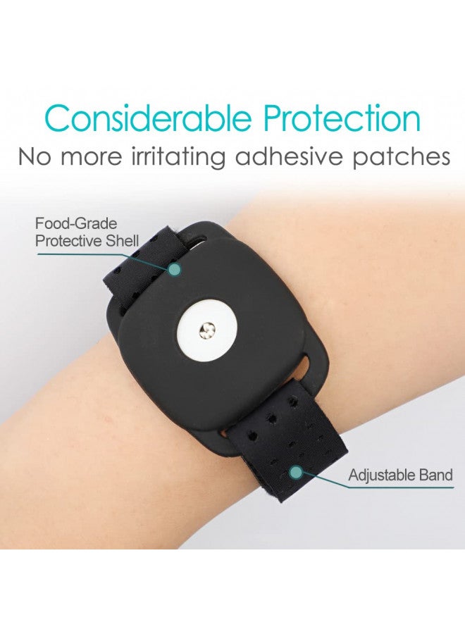 DiaBelt Sensor Covers for Freestyle Libre 1 & 2 14 Day, Mesh Breathable Armband Protection Shield Arm & Leg Band Flexible Diabetic Holder Women Men, No More Adhesive Patches - Image 1