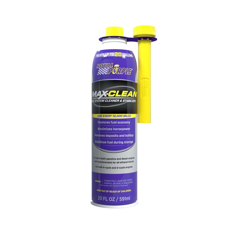 Royal Purple منظف ومثبت نظام الوقود رويال بوربل 11722-2PK ماكس-كلين - زجاجة سعة 20 أونصة، (عبوة من 2) - Image 4