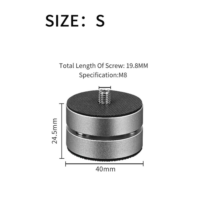 4pcs HiFi Audio Speakers Amplifier Chassis Beads DAC CD Player Anti-Shock Absorber Foot Feet Pads Vibration Absorption Stands Spikes(Silver,Small) - Image 2