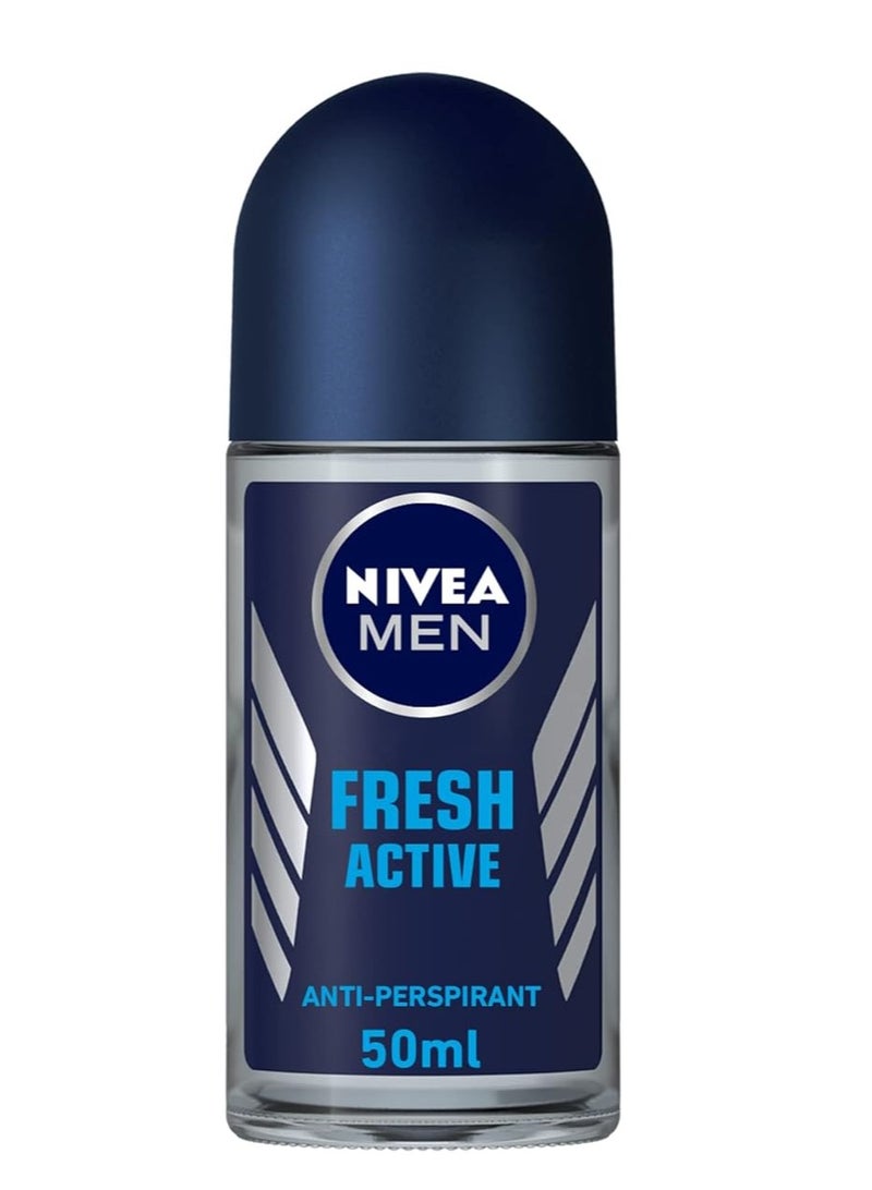 نيفيا مضاد للتعرق رول اون فريش اكتيف للرجال من نيفيا برائحة منعشة 50 مل - Image 2