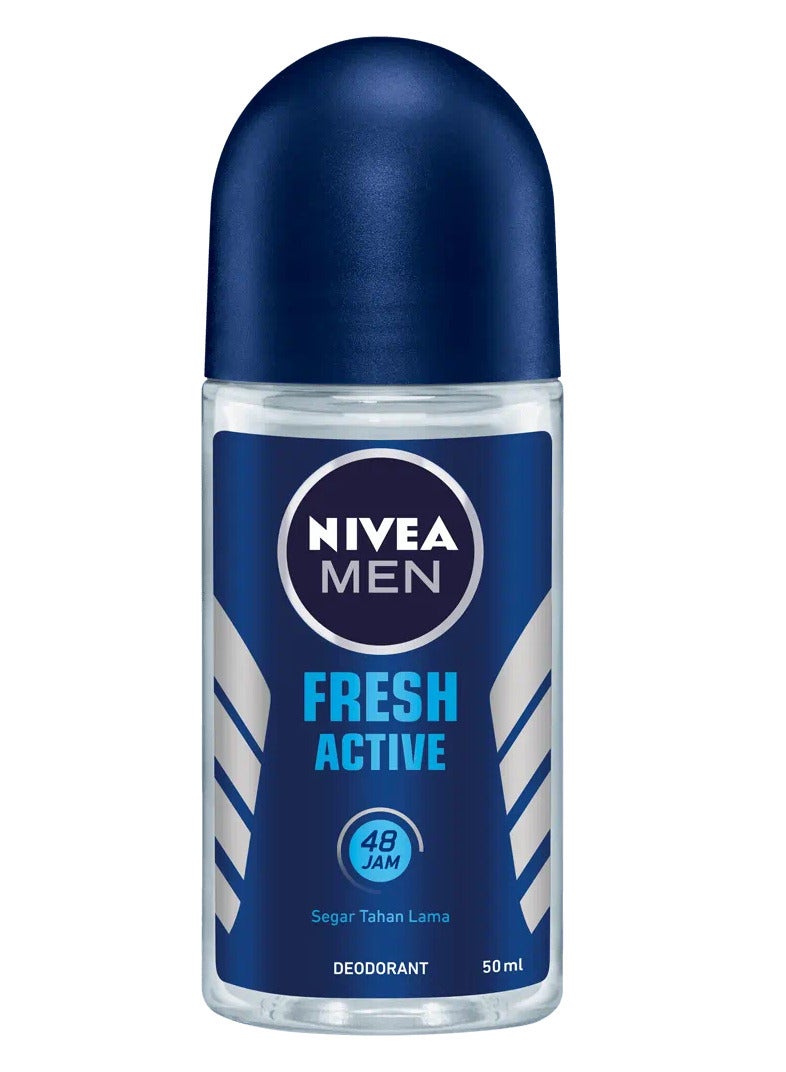 نيفيا مضاد للتعرق رول اون فريش اكتيف للرجال من نيفيا برائحة منعشة 50 مل - Image 1