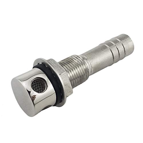 NRC&XRC Marine Grade 316 Stainless Steel Fuel Gas Tank Vent Cowl Vent with Mounting Gasket Hardware Fitting for Marine Boat Yacht - Image 4