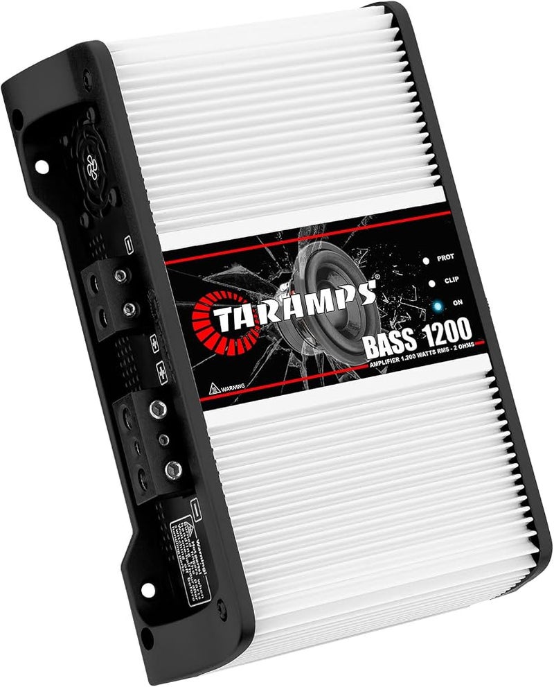 Taramp's 1 Taramps BASS 1200 2 أوم 1200 واط RMS مضخم طاقة أحادي الكتلة للسيارة لساب ووفر - Image 2