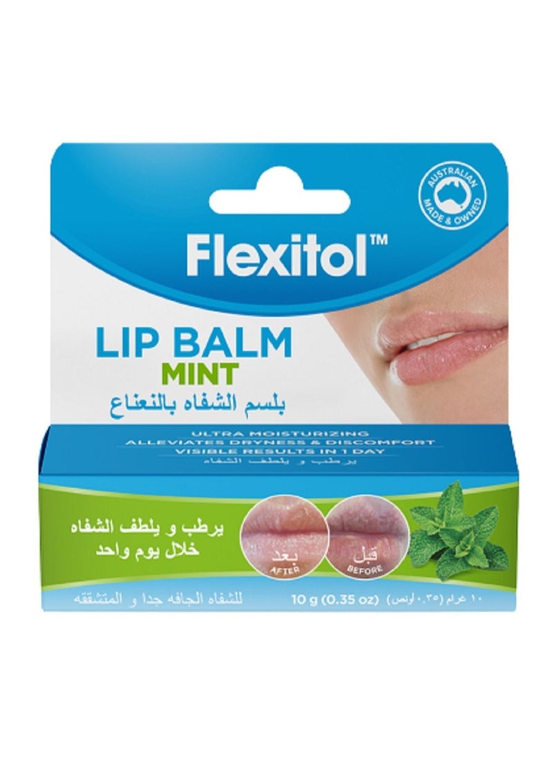 Flexitol Lip Balm Mint 10g  - Image 2