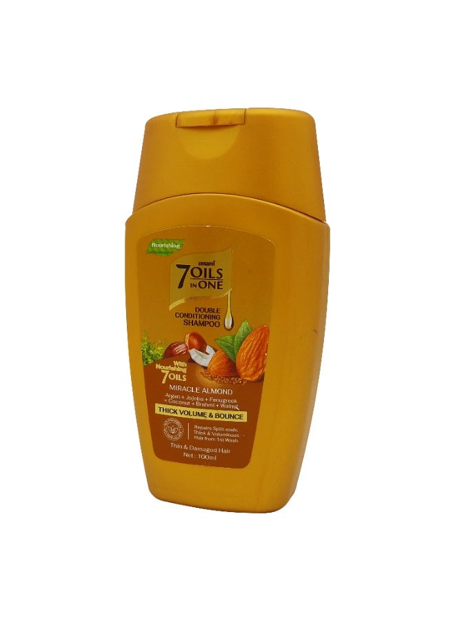 إمامي شامبو 7 زيوت في شامبو مرطب مزدوج ميركل اللوز 100 مل - Image 1