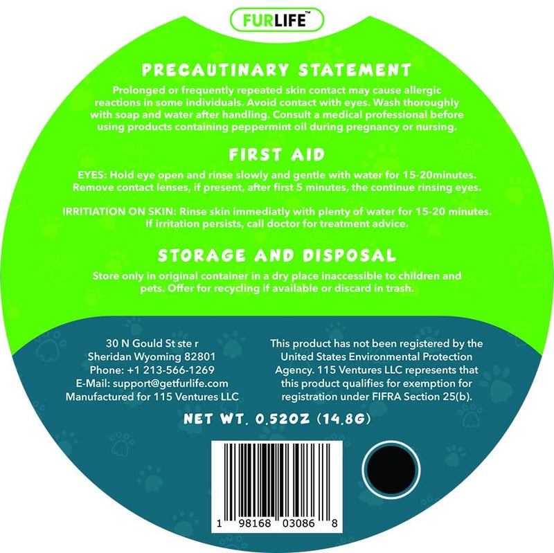 FurLife Black Dog Tag, Flea and Tick Prevention for Dogs - Waterproof Pendant for Collar, Safe for All Breeds - Image 2