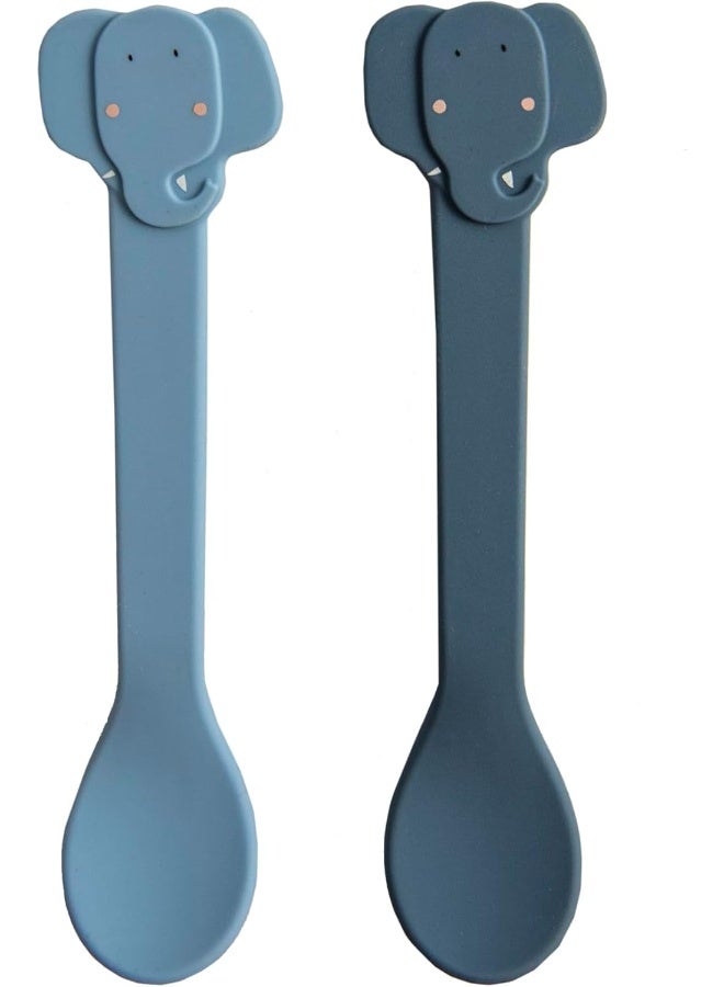 Trixie Siliconen Lepel set van 2 Mrs. Elephant - Image 1