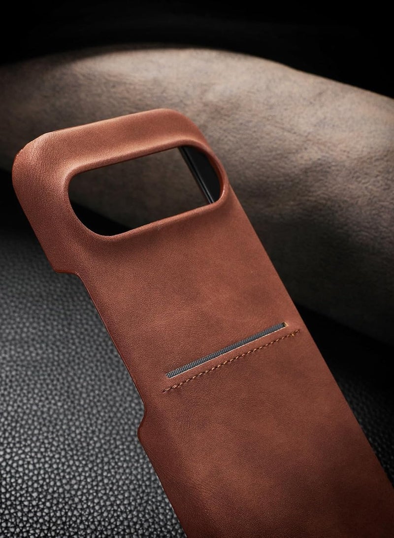 Leather Case for Google Pixel 9 Pro XL (2024),Frosted Durable Phone Case with Card Slot,Anti-fall Shockproof Protective Back Cover - Image 5
