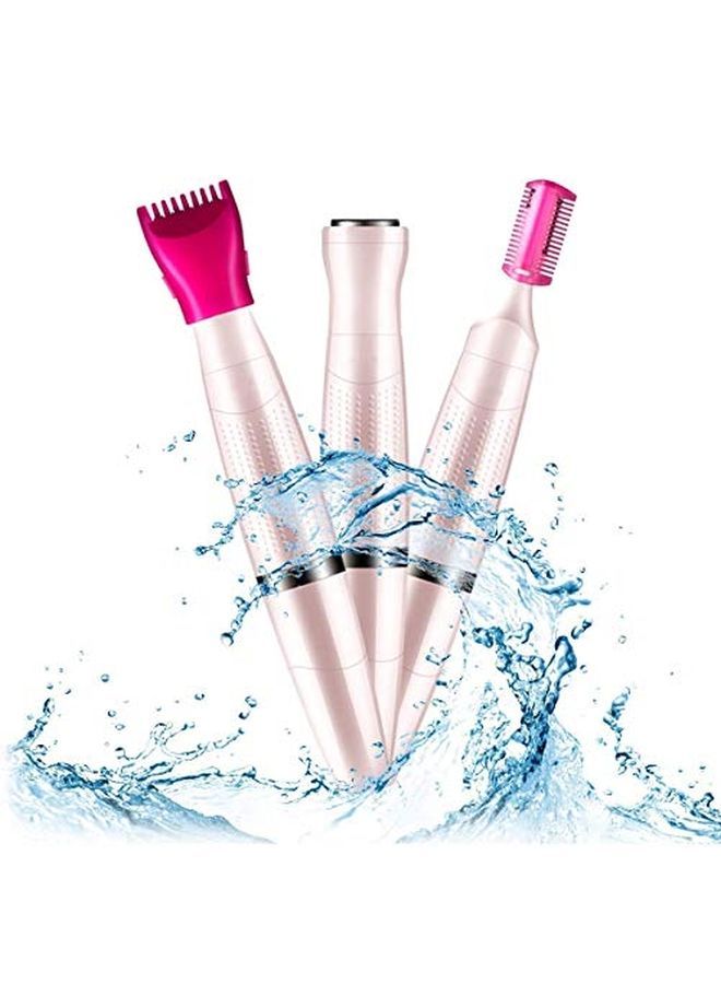 NIBEMINENT 3-In-1 Painless Electric Bikini Trimmer Rose Gold - Image 1