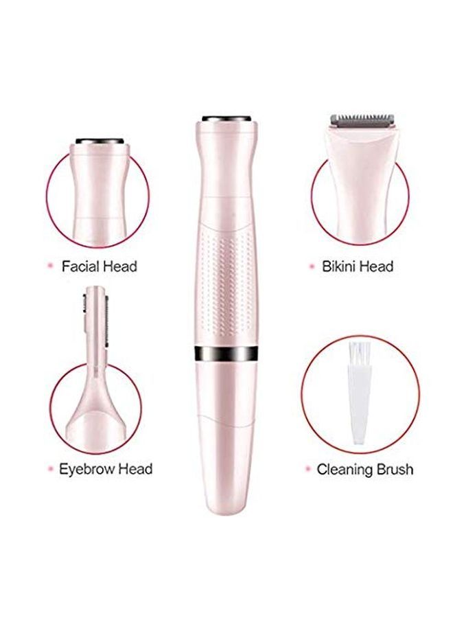 NIBEMINENT 3-In-1 Painless Electric Bikini Trimmer Rose Gold - Image 4