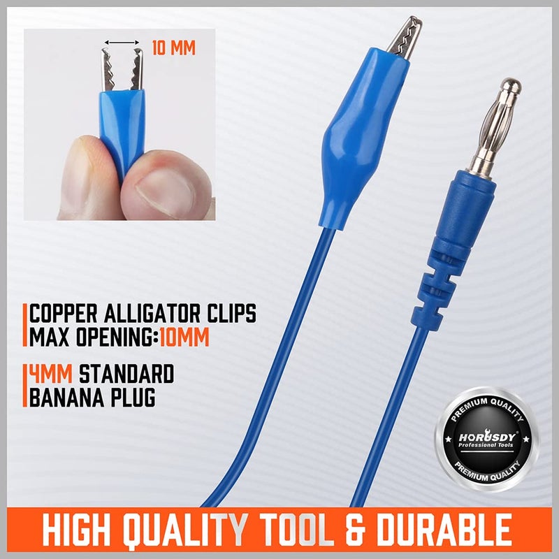 HORUSDY 22PCS Back Probe Pin Kit, Electrical Testing Probes with 5 Colors Silicone Wires for Multimeter, Circuit Diagnosis & Automotive Testing - Image 4