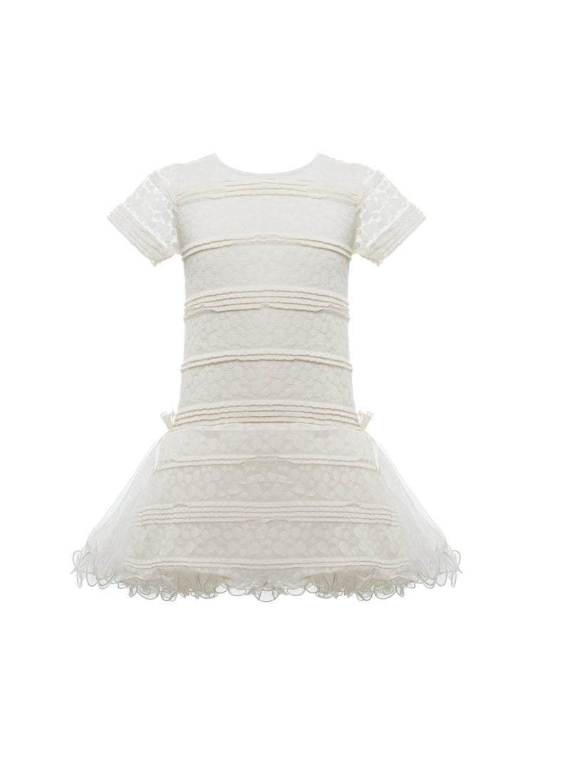 كوين فستان حفلات للفتيات من سنو وايت، فستان الأميرة وحفلات الزفاف والسهرات الرسمية وحفلات الرقص لأعياد الميلاد للفتيات الصغيرات الأنيقات - Image 3