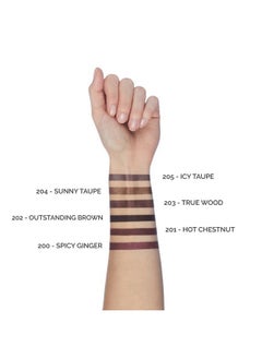 PUPA Pupa Milano Vamp! Waterproof Eye Pencil 202 Outstanding Brown - Rich, Cream Liner Pencil to Make Eyes Pop - Long Lasting, Smudge, Tear, Sweat, and Waterproof Formula - 0.12 oz  - Image 3