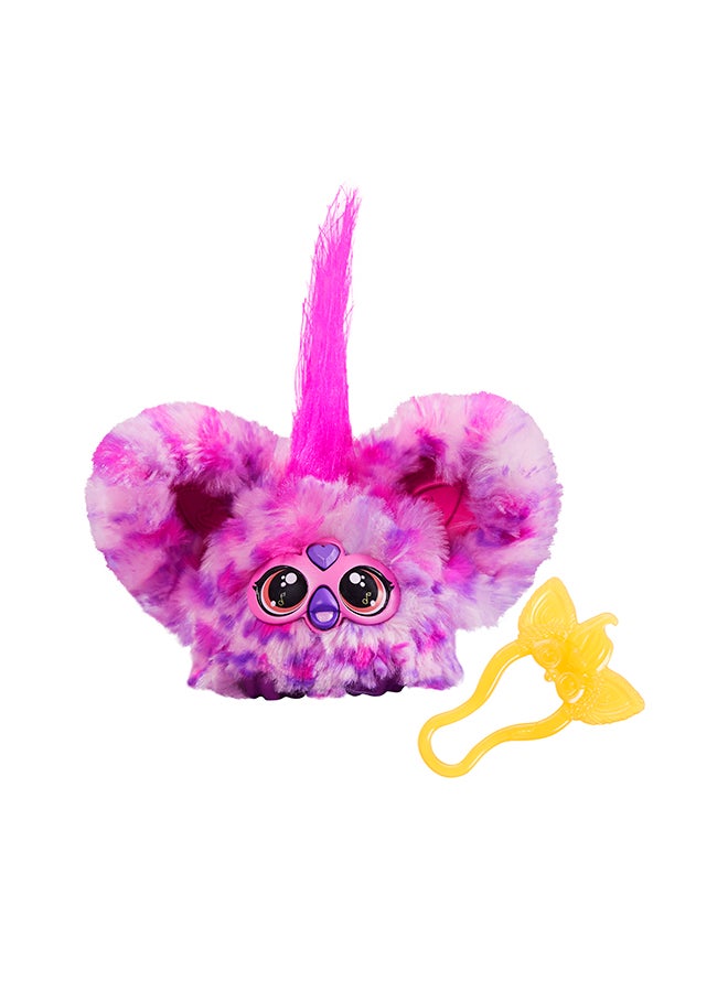 Furby أصدقاء فيربليتس هيب-بوب المصغرين، 45+ صوت، موسيقى هيب هوب وعبارات فيربش، ألعاب إلكترونية محشوة للفتيات والفتيان من 6 سنوات وما فوق، وردي وبنفسجي - Image 3