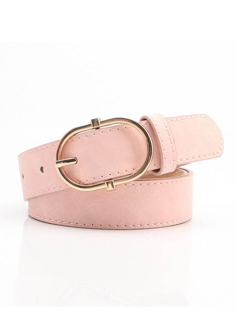 Loquat Ladies' Alloy Pin Buckle Is Versatile And Stylish With A Belt 105cm Pink 