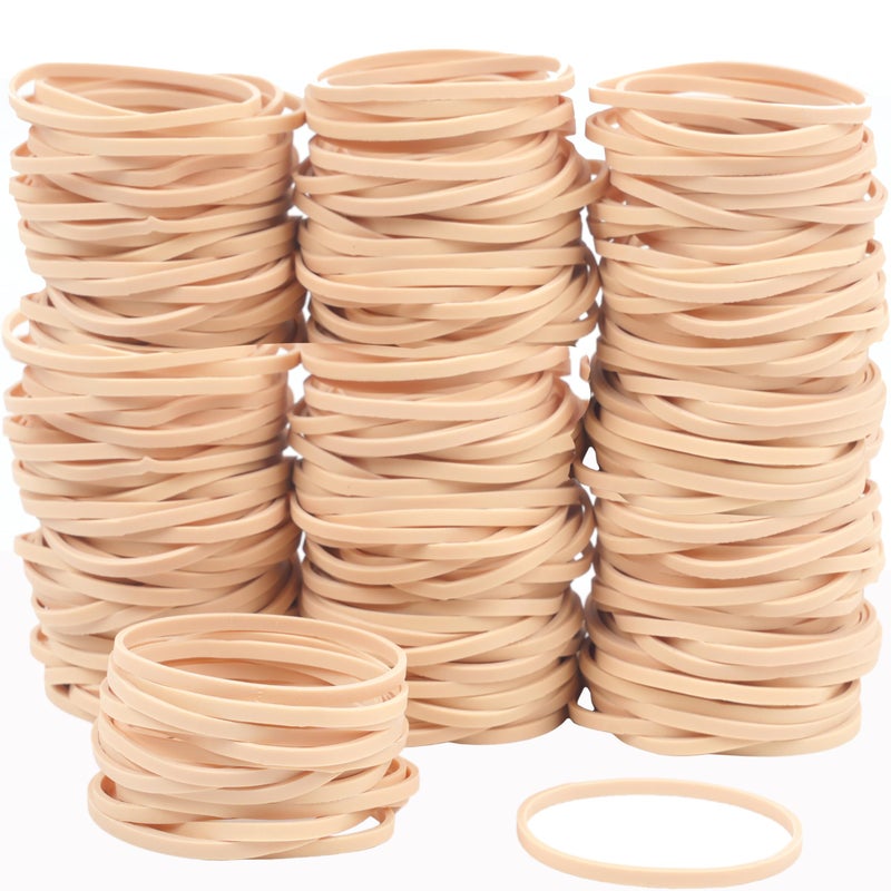 YOUOWO Rubber Bands Size #33 Beige 120pcs Elastic Rubber Bands for Office Supplies - Image 4