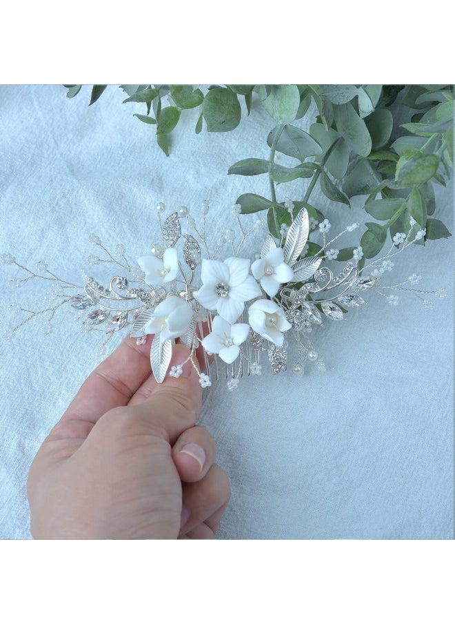 Bestshoot Bestshoot Hair Comb, Wedding Hair Comb with Crystal Rhinestone, Alloy Wire, for Brides, Bridesmaids, Girls, Women, Bridal, Bridesmaid  - Image 3