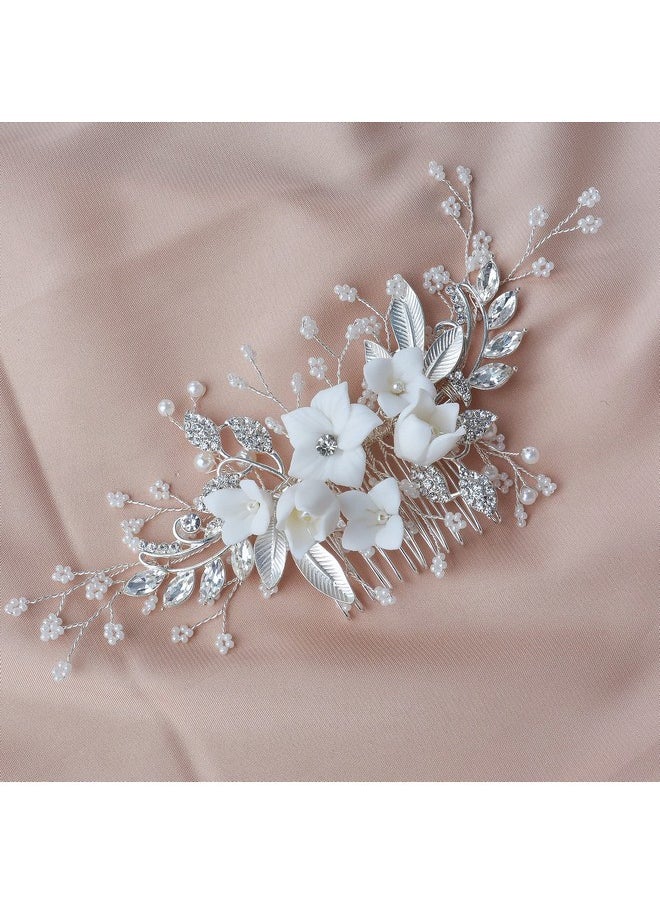 Bestshoot Bestshoot Hair Comb, Wedding Hair Comb with Crystal Rhinestone, Alloy Wire, for Brides, Bridesmaids, Girls, Women, Bridal, Bridesmaid  - Image 2