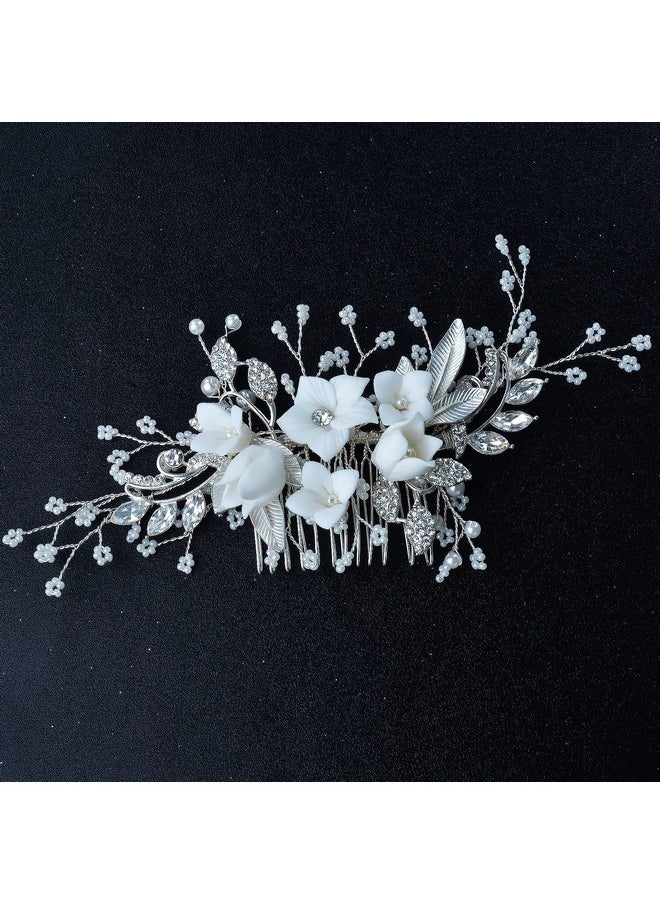 Bestshoot Bestshoot Hair Comb, Wedding Hair Comb with Crystal Rhinestone, Alloy Wire, for Brides, Bridesmaids, Girls, Women, Bridal, Bridesmaid  - Image 1