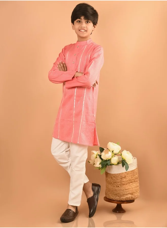 LILPICKS Embellished Kurta Pajama Set
