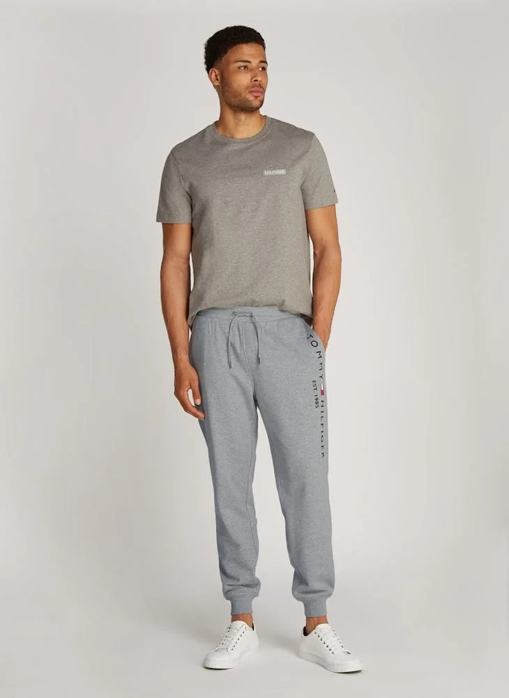 TOMMY HILFIGER Drawstring Logo Print Sweatpants