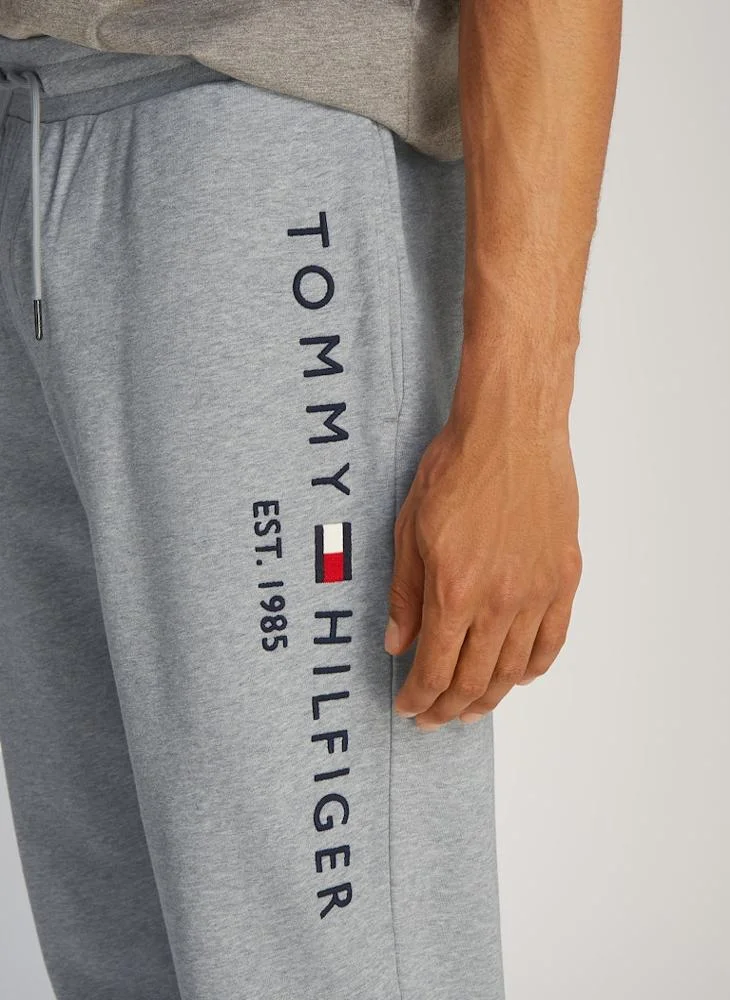 TOMMY HILFIGER Drawstring Logo Print Sweatpants