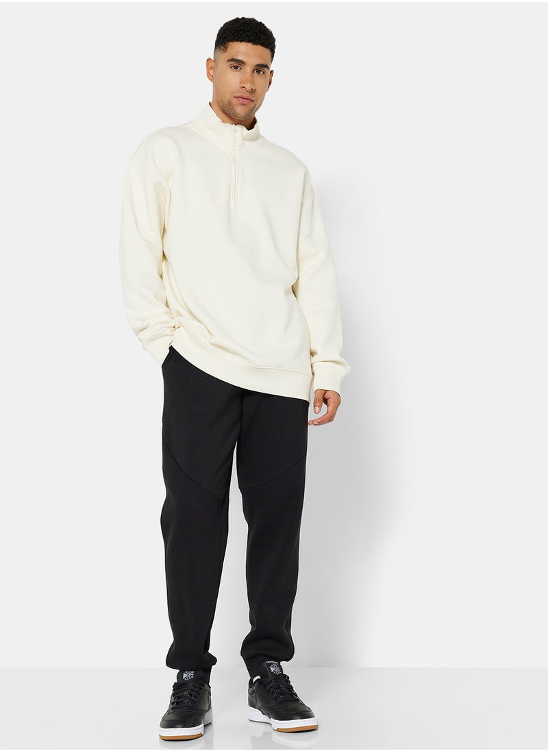 Reebok - Classics Natural Dye Quarter-Zip Sweatshirt - Image 1
