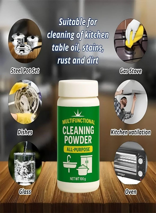 Scentora Multifunctional Concentrated Cleaning Powder | All-Purpose Stain Remover for Kitchen, Bathroom, Tiles, Sink, Floor & More | Powerful Degreaser & Deep Cleaner | Eco-Friendly & Easy to Use (4) - Image 5
